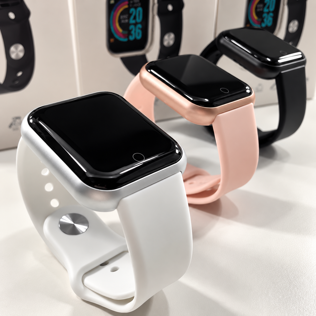 Apresentação do smartwatch D20 / CORES E DETALHES